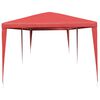vidaXL Carpa de Fiesta Rojo 600 x 300 x 255 cm PE y acero