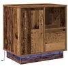 vidaXL Armario de Noche 2 pcs Madera vieja 50 x 34,5 x 50 cm.