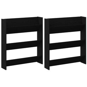vidaXL Armario Zapatero 2 uds. 86 x 18 x 90 cm Madera de ingenier&iacute;a