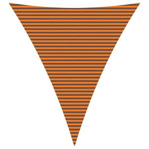 vidaXL Toldo Vela de Sombra Naranja y Marr&oacute;n 5 x 6 x 6 m