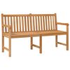 vidaXL Banco de jard&iacute;n de madera maciza de teca 150 cm