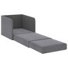 vidaXL Sillón convertible tela gris claro