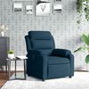 vidaXL Sill&oacute;n reclinable de terciopelo azul