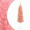 vidaXL &Aacute;rbol de Navidad artificial estrecho con bolas 120 cm 150 LED