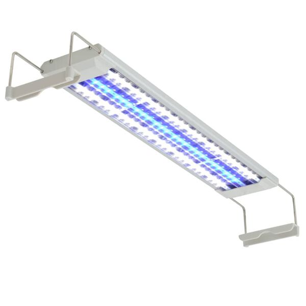 vidaXL L&aacute;mpara LED para acuario aluminio IP67 50-60 cm