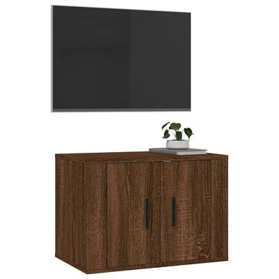 vidaXL Mueble para TV de pared roble marrón 57x34,5x40 cm