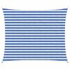 vidaXL Toldo Vela 2,5 x 3,5 m HDPE Rectangular Azul y Blanco
