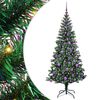 vidaXL Árbol de Navidad Artificial Preiluminado Verde 180 cm