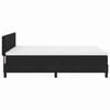 vidaXL Cama tipo Box Spring con cabecera Negro 140 x 190 cm tela