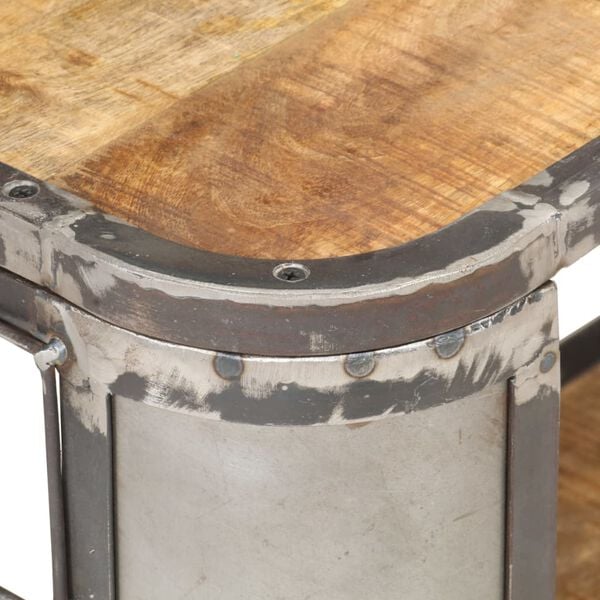 vidaXL Mueble para la TV madera maciza de mango 90x30x40 cm