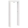 vidaXL Ducha exterior 226 cm Madera maciza de pino y acero inoxidable