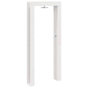 vidaXL Ducha exterior 226 cm Madera maciza de pino y acero inoxidable