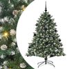 vidaXL &Aacute;rbol de Navidad artificial Verde 150 cm PVC, Pl&aacute;stico y Acero