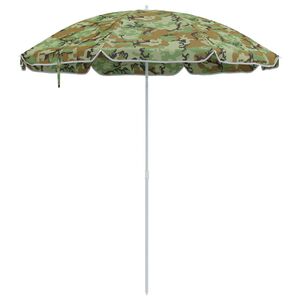 vidaXL Sombrilla de jard&iacute;n Poli&eacute;ster 170T Camuflaje