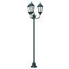 vidaXL Luz de Jard&iacute;n Verde Vintage Cepillado 57 x 49 x 241 cm