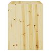 vidaXL Mesitas de noche 2 uds madera maciza abeto 40x30,5x40 cm