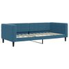 vidaXL Sof&aacute; cama nido con colch&oacute;n terciopelo azul 90x200 cm