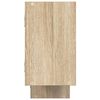 vidaXL Estante cubo de pared 5 compartimentos madera roble Sonoma
