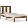 vidaXL Estructura de cama madera pino individual marr&oacute;n miel 90x190 cm