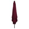 vidaXL Parasol de jardín Rojo y Negro 295 x 295 x 245 cm