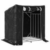vidaXL Le&ntilde;ero cubierta lluvia 100,5x80,5x110,5 cm acero galvanizado