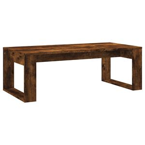 vidaXL Mesa de centro madera de ingenier&iacute;a roble ahumado 102x50x35 cm