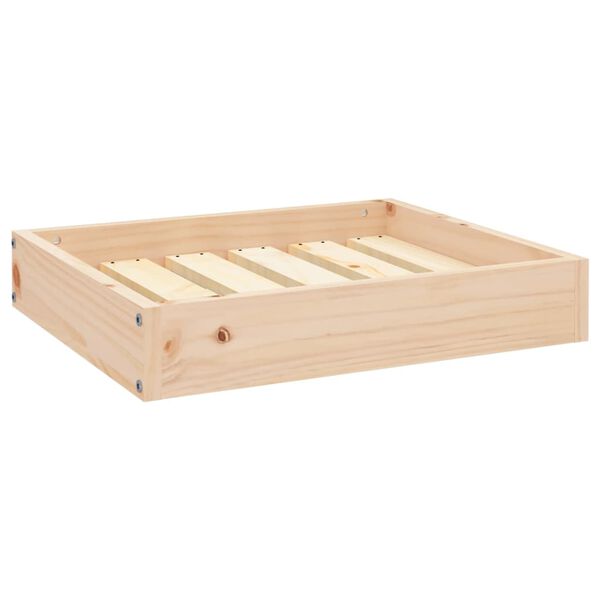 vidaXL Cama para perros madera maciza de pino 51,5x44x9 cm
