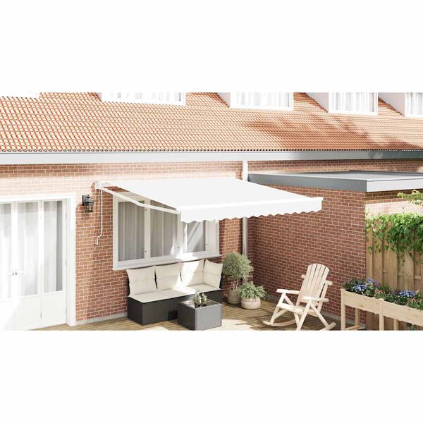 vidaXL Toldo Retr&aacute;ctil 350 x 250 cm Poli&eacute;ster y Aluminio