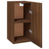 vidaXL Muebles para TV 2 uds madera roble marr&oacute;n 30,5x30x60 cm