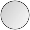 vidaXL Espejo de pared negro 60 cm