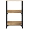 vidaXL Estanter&iacute;a madera de ingenier&iacute;a roble artisan 50x33x82 cm