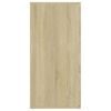 vidaXL Aparador de madera de ingenier&iacute;a roble Sonoma 160x36x75 cm