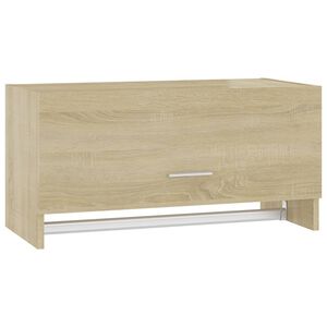 vidaXL Armario de madera contrachapada color roble Sonoma 70x32,5x35cm