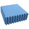vidaXL Tapete para piscina 24 uds. Azul 8,64 ㎡ Espuma EVA