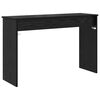 vidaXL Soporte para teclado Roble Negro 100 x 32 x 64 cm