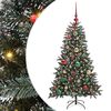 vidaXL &Aacute;rbol de Navidad artificial Verde 120 cm PVC, Pl&aacute;stico y Acero
