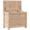 vidaXL Caja de almacenamiento madera maciza de pino 60x32x45,5 cm
