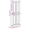 vidaXL Puerta Corona 80 x 210 cm Madera de ingenier&iacute;a