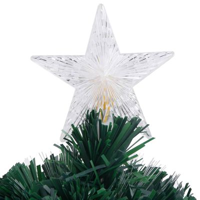 vidaXL Árbol de Navidad con luces y soporte fibra óptica 64 cm
