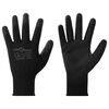 vidaXL Guantes de Trabajo 24 uds. Negro 10 / xl Poli&eacute;ster