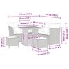 vidaXL Conjunto de sof&aacute; de jard&iacute;n con coj&iacute;n 8 pcs beige y gris claro