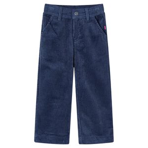 Pantal&oacute;n infantil pana azul marino 104