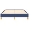 vidaXL Estructura de cama sin colch&oacute;n tela azul 120x190 cm