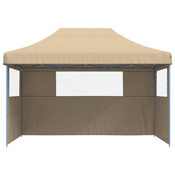 vidaXL Carpa de Fiesta Beige 279 x 410 x 315 cm Tela Oxford