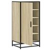 vidaXL Mueble zapatero madera contrachapada roble sonoma 48x38x97,5 cm