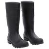 vidaXL Botas de agua negro n&uacute;mero 41 PVC