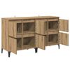 vidaXL Tableros Lateral 2 pcs Roble artesanal 60 x 35 x 70 cm