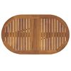 vidaXL Set comedor de jardín plegable 5 piezas madera maciza de acacia