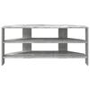 vidaXL MuebledeTVdeesquina Gris Concreto 102x40,5x45cm