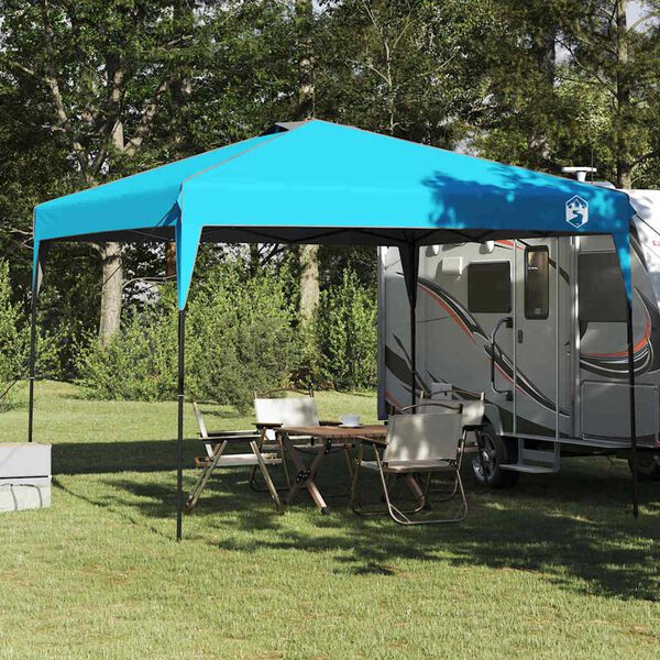 vidaXL Carpa Tipo Dosel Pop-up Azul 300 x 300 cm tela